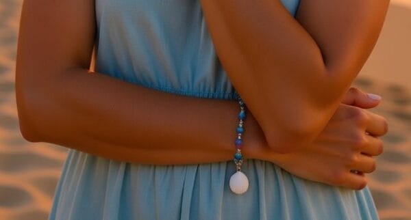 Bracelet esprit mer et coquillage