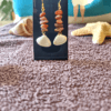 Boucles d'oreilles en pierres irrégulières