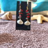 Boucles d'oreilles en pierres irrégulières