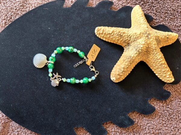 Bracelet esprit mer et coquillage