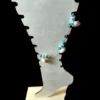 Bracelet de cheville en pierres naturelles irrégulières
