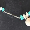 Bracelet de cheville en pierres naturelles irrégulières