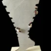 Bracelet de cheville en pierres naturelles irrégulières