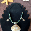 collier agate verte 2 Collier en Agathe verte et Tortues marines