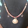 collier quartz lavande Collier quartz lavande et étoile de mer