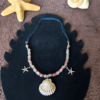 collier quartz lavande 2 Collier quartz lavande et étoile de mer